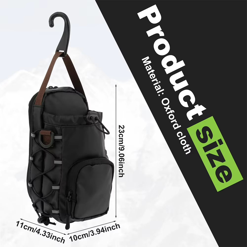 Magnetic Gym Bag with Water Bottle Holder Gym Sling Bag Gym Bottle Carrier Bag for Men Women Gym Accessories Organizer