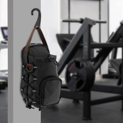 Magnetic Gym Bag with Water Bottle Holder Gym Crossbody Bag Gym Bottle Carrier Bag for Gym Sports Travel Carry-On Items