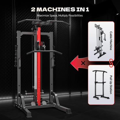 Home Gym Station,Lat Pull down Machines,Lat Row Cable Machine,High & Low Pulley Stations