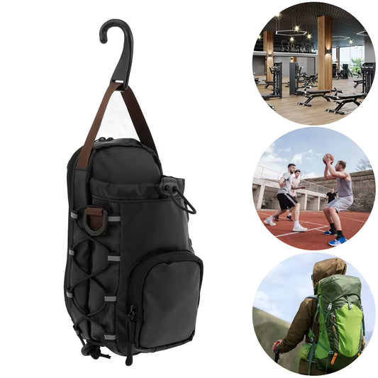 Magnetic Gym Bag with Water Bottle Holder Gym Crossbody Bag Gym Bottle Carrier Bag for Gym Sports Travel Carry-On Items