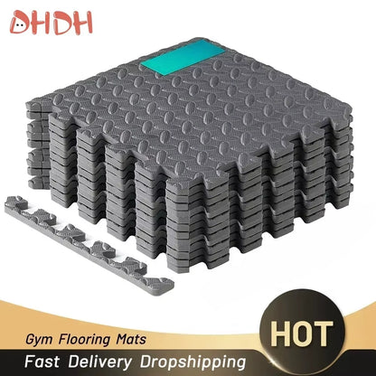 4~20Pcs Puzzle Fitness Mat, Eva Interlocking Foam Floor Tiles for Home Gym, Home Gym Equipment Mat, Non-Slip Floor Mat for Kids