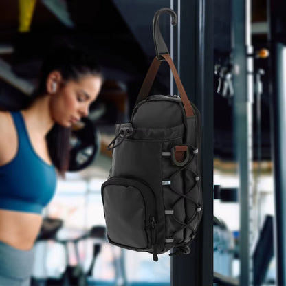 Magnetic Gym Bag with Water Bottle Holder Gym Sling Bag Gym Bottle Carrier Bag for Men Women Gym Accessories Organizer