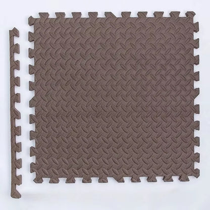 4~20Pcs Puzzle Fitness Mat, Eva Interlocking Foam Floor Tiles for Home Gym, Home Gym Equipment Mat, Non-Slip Floor Mat for Kids